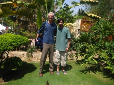 Visitors to Shantigriha